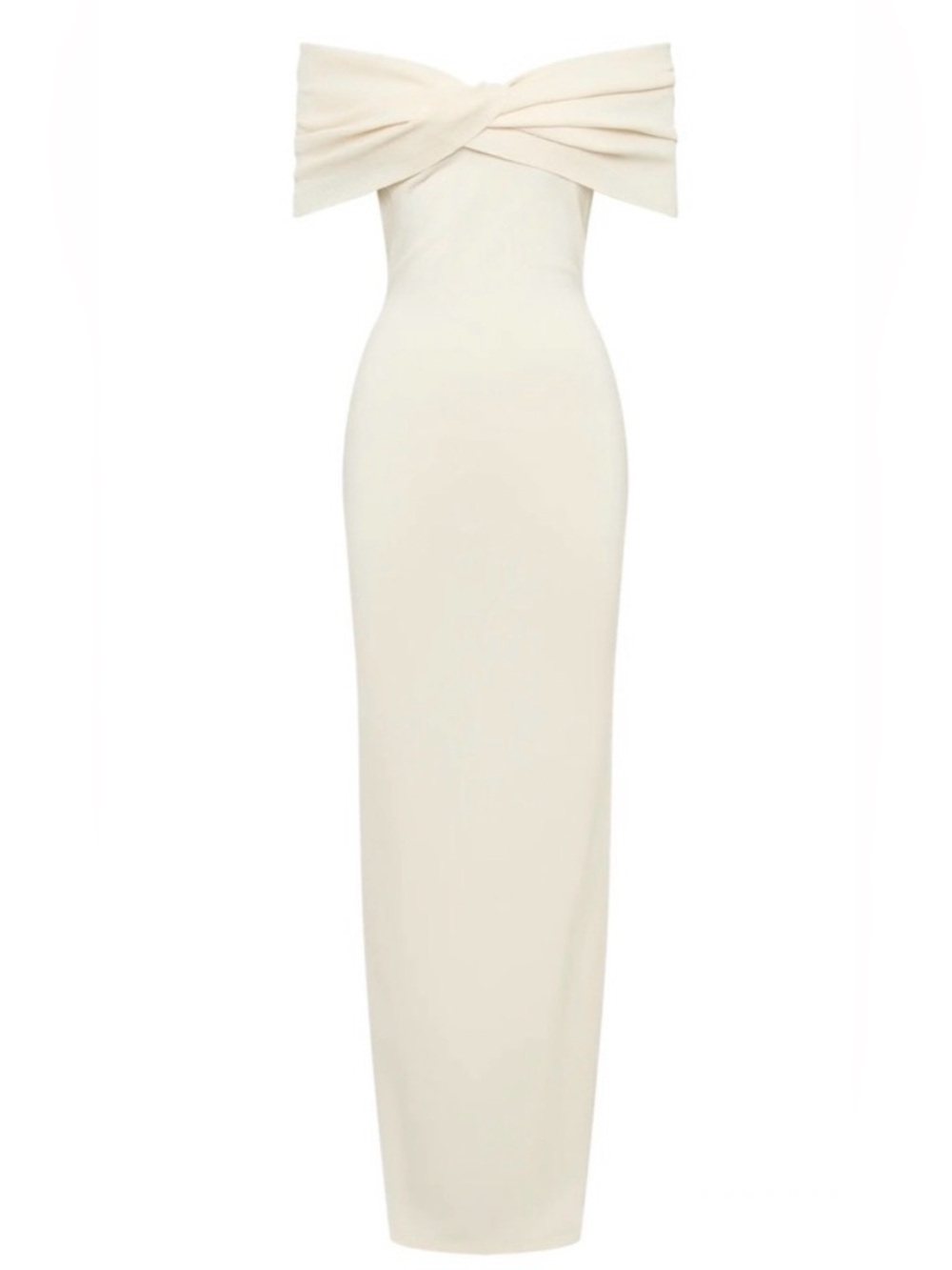 Meshki NEW Terese Off Shoulder Maxi Dress in Cream
